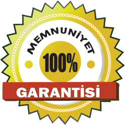 100% Memnuniyet Garantisi 100% Memnuniyet Garantisi